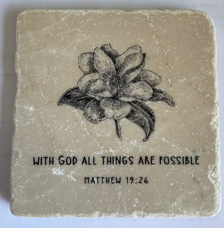 Scripture Stone Coasters