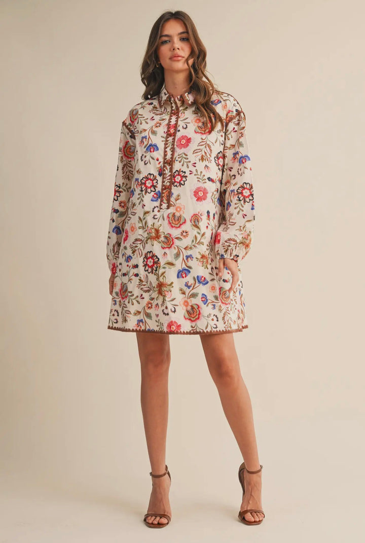 Garden Tapestry Swing Dress