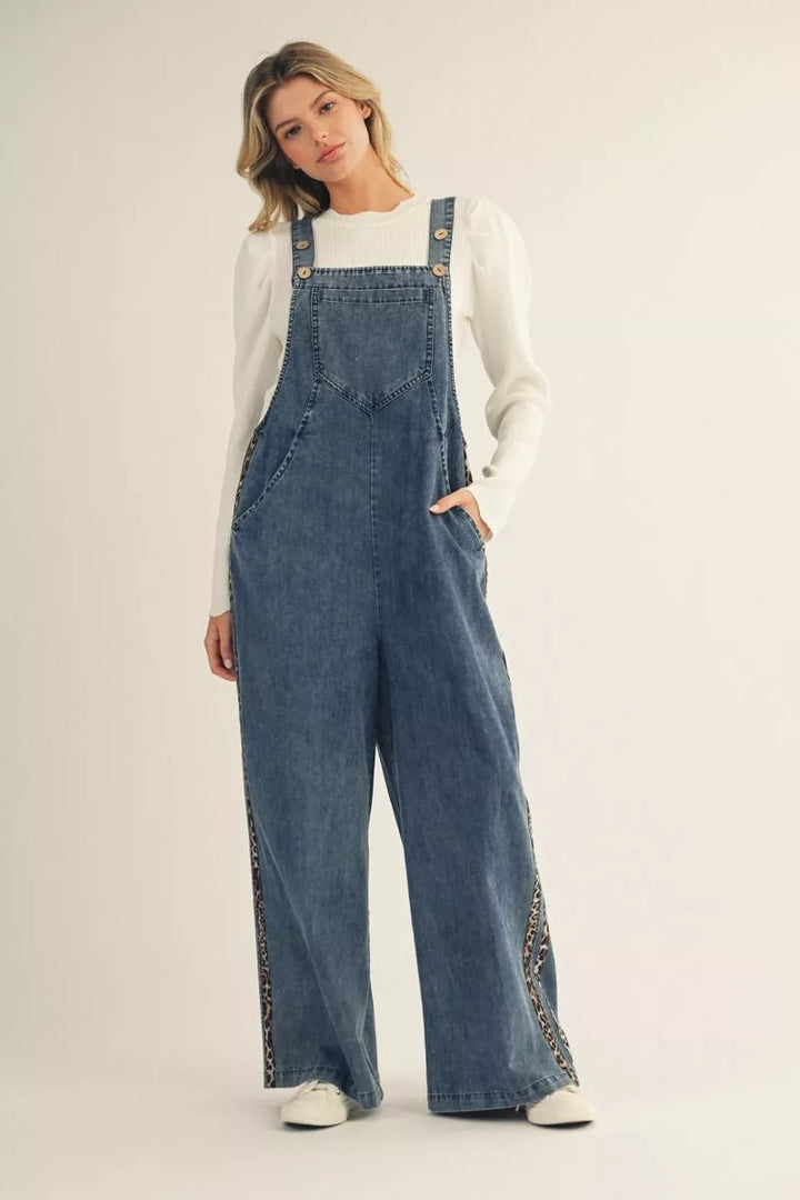Roaming Wild Denim Overalls