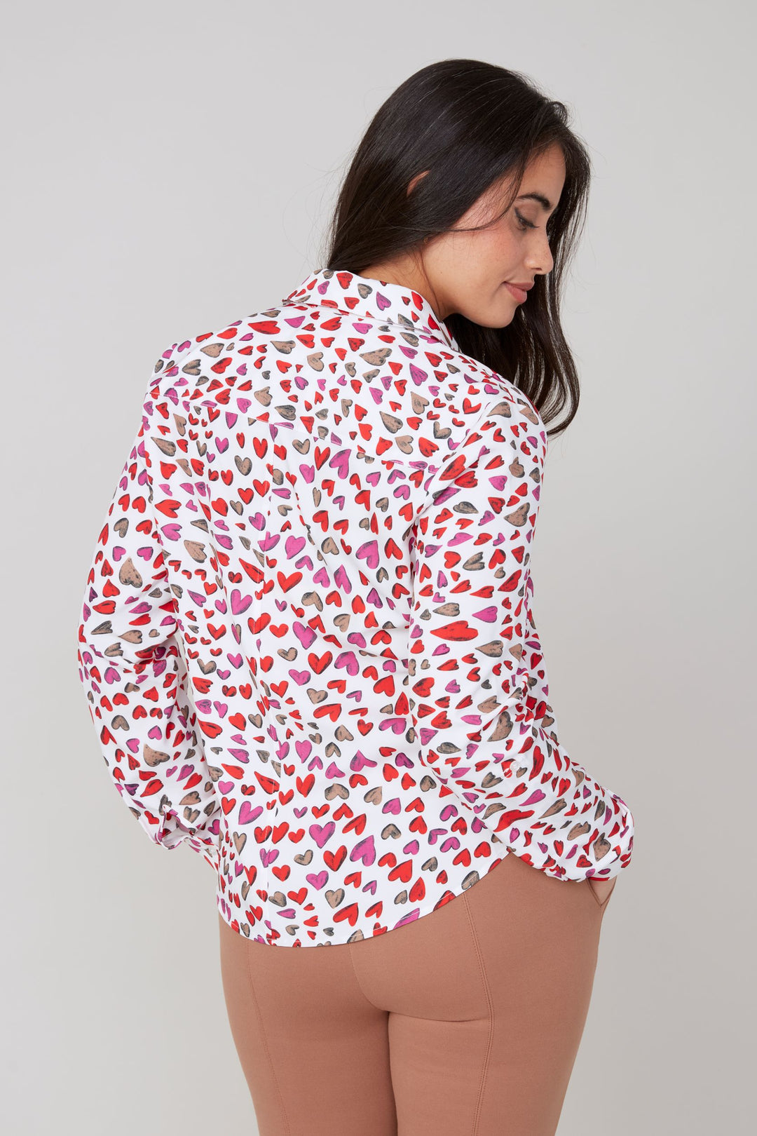 Sweetheart Society Button-Down Top