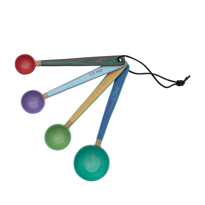 Color Pop Enameled Measuring Spoon Set
