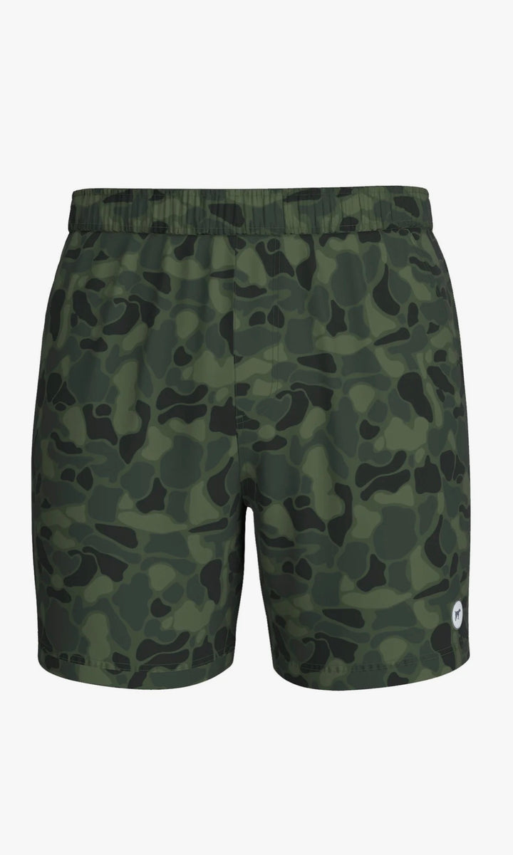 Sun Washed Shorts – Green Camo