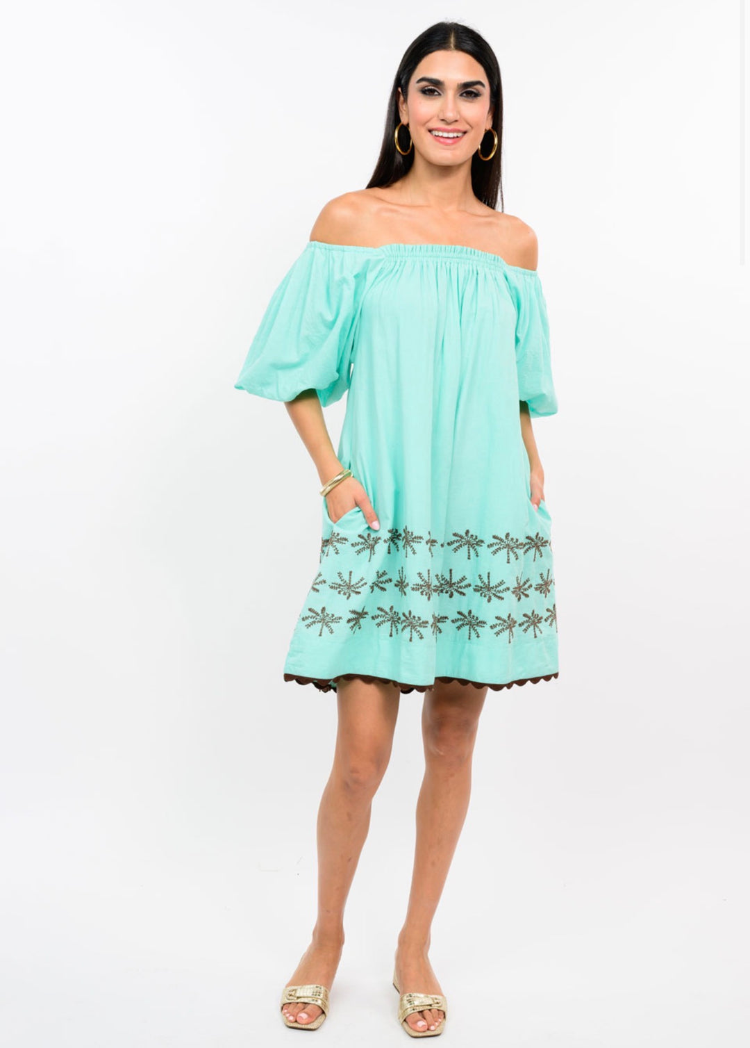 Sea Breeze Palms Dress