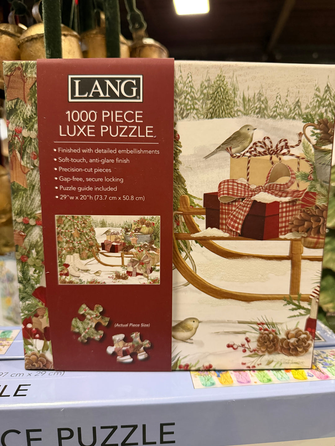Winter’s Simple Joys 1000-Piece Luxe Puzzle by LANG