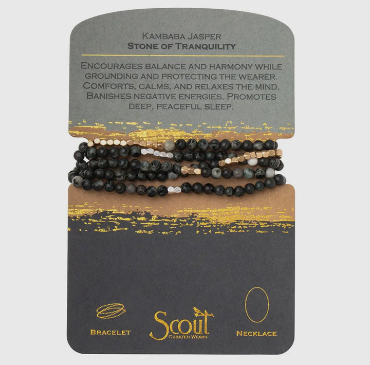 Stone Wrap Bracelet/Necklace