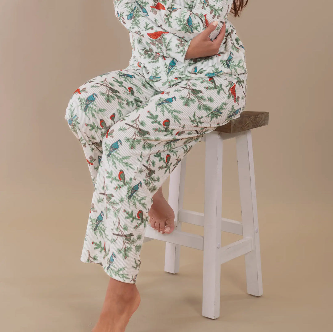 Winter Birds Pajamas