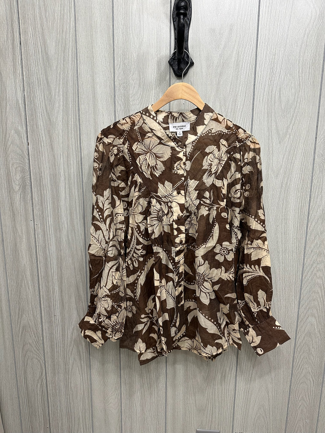 Floral Printed Long Sleeve Blouse