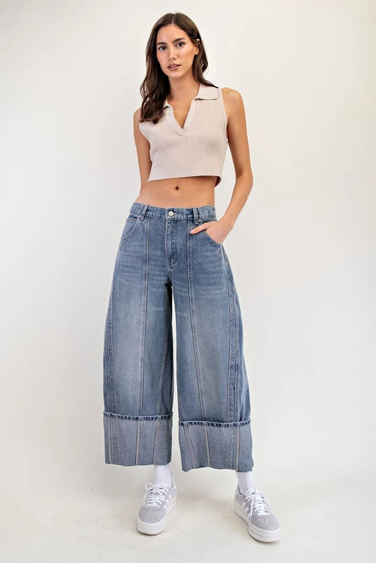 Roll With It Wide Leg Jeans
