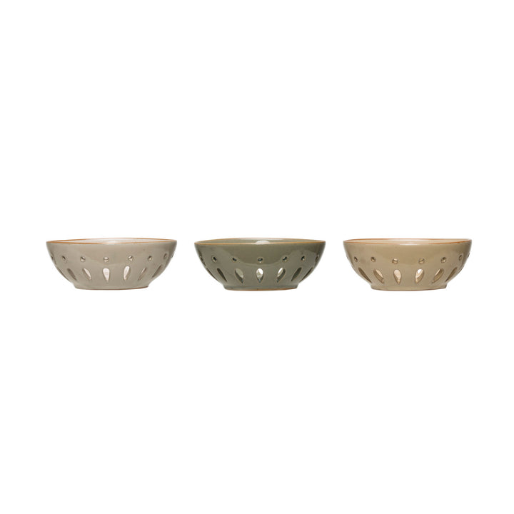 Garden Harvest Stoneware Berry Bowl