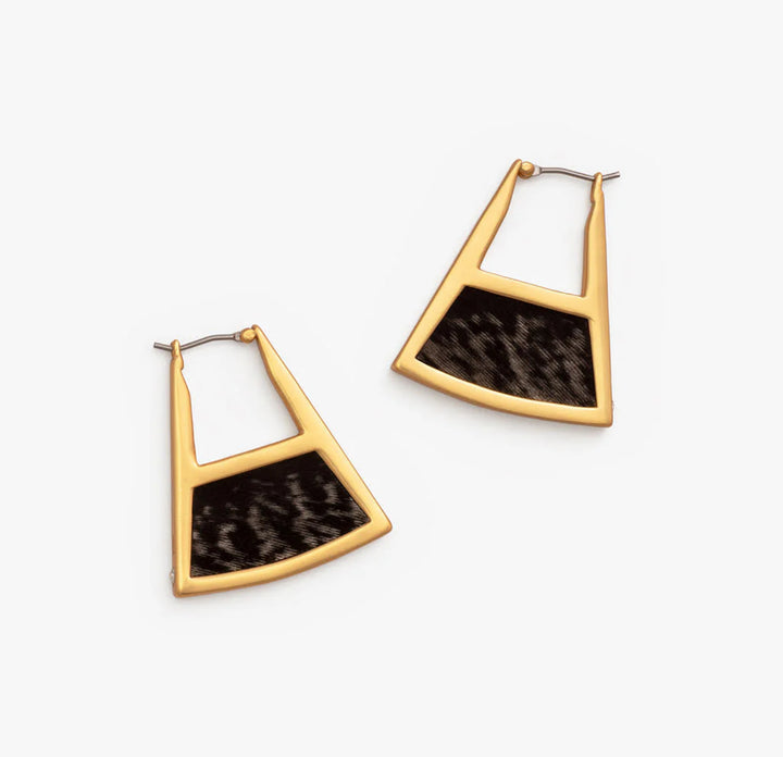 Emma Triangle Hoop Earrings - FINAL SALE
