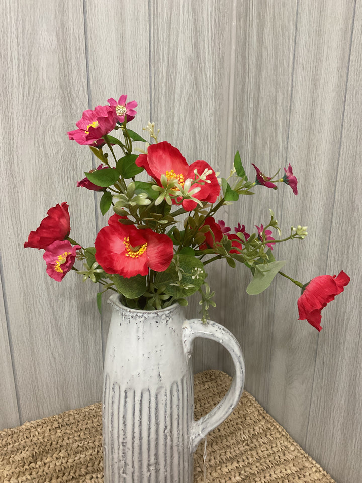 Poppy and Wildflower Bush - 22”