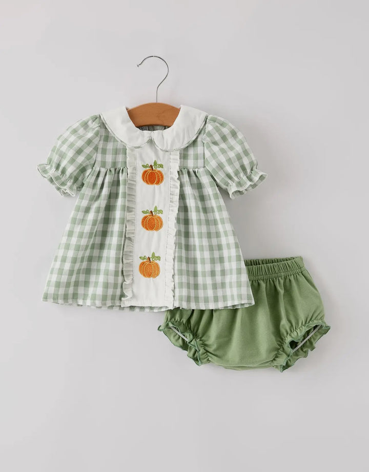 Pumpkin Patch Princess Bloomer Set