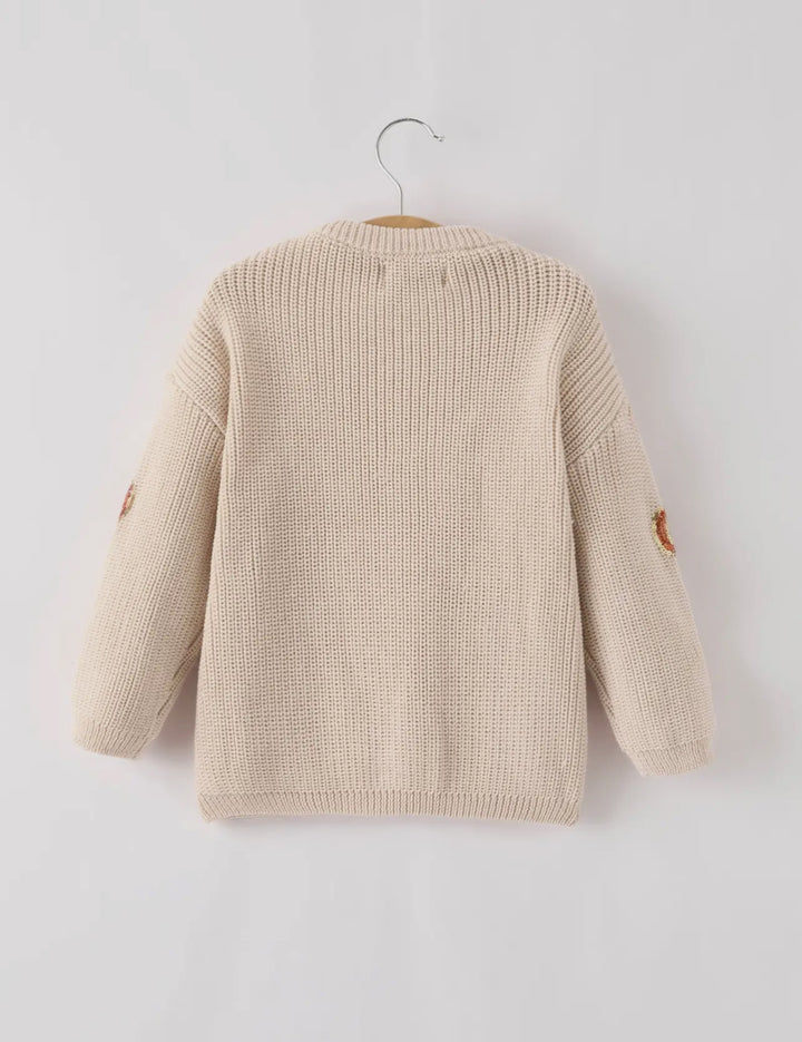 Sequin Pumpkin Sweater - Toddlers