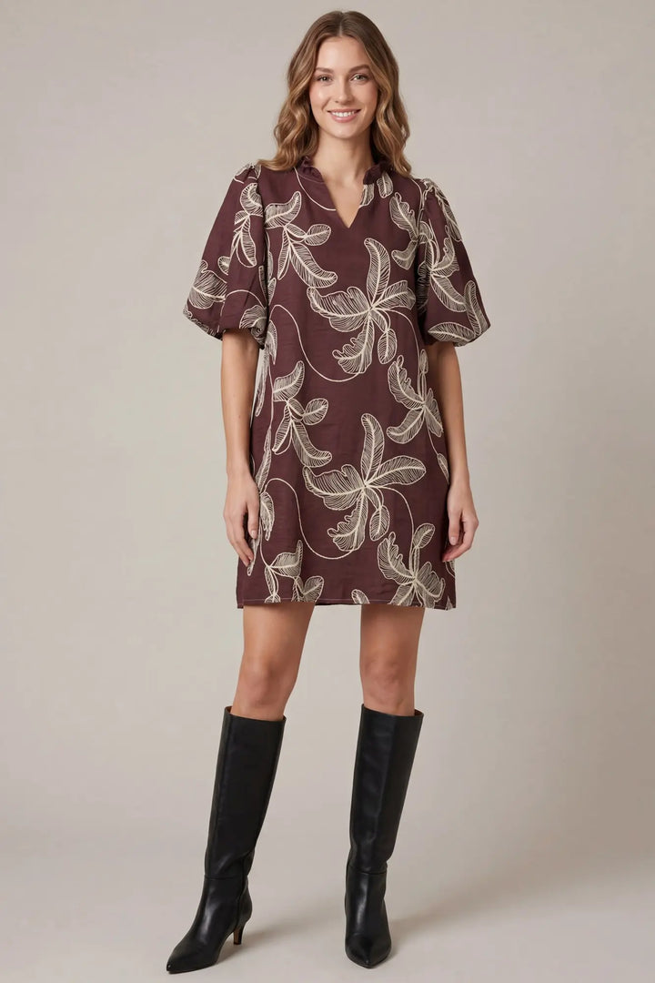 Chestnut Grove Floral Dress