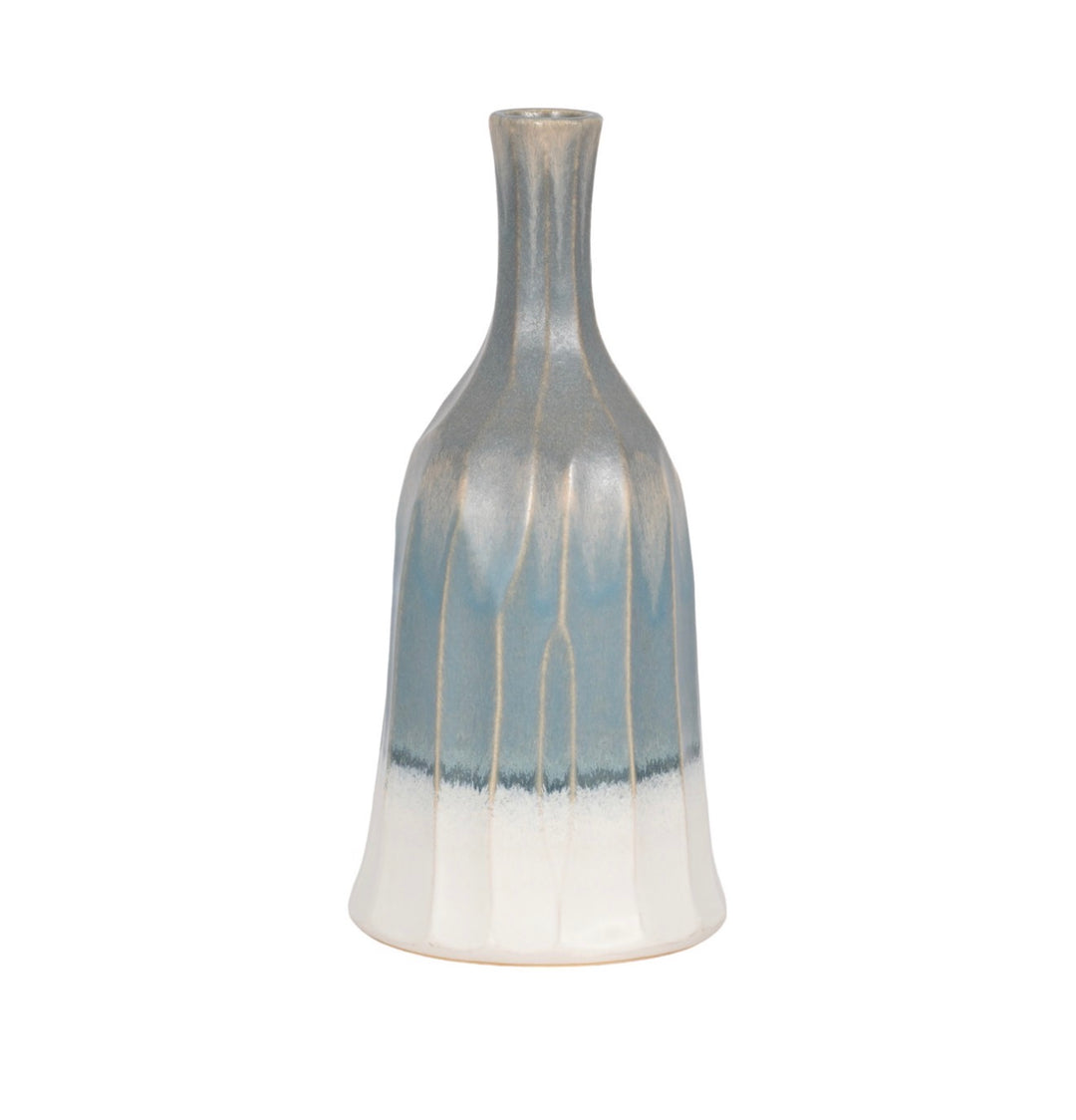 Blue Horizon Reactive Glaze Vase