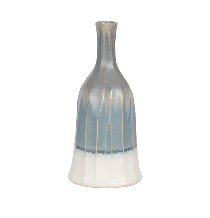Blue Horizon Reactive Glaze Vase