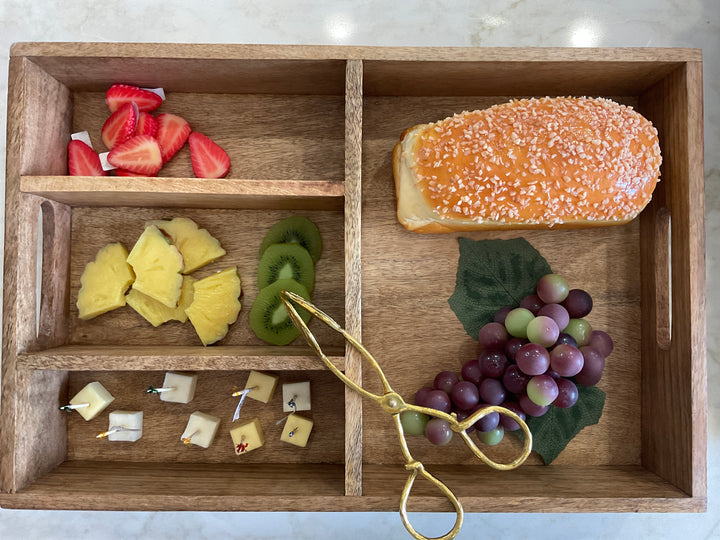 Wood Tray with Handles