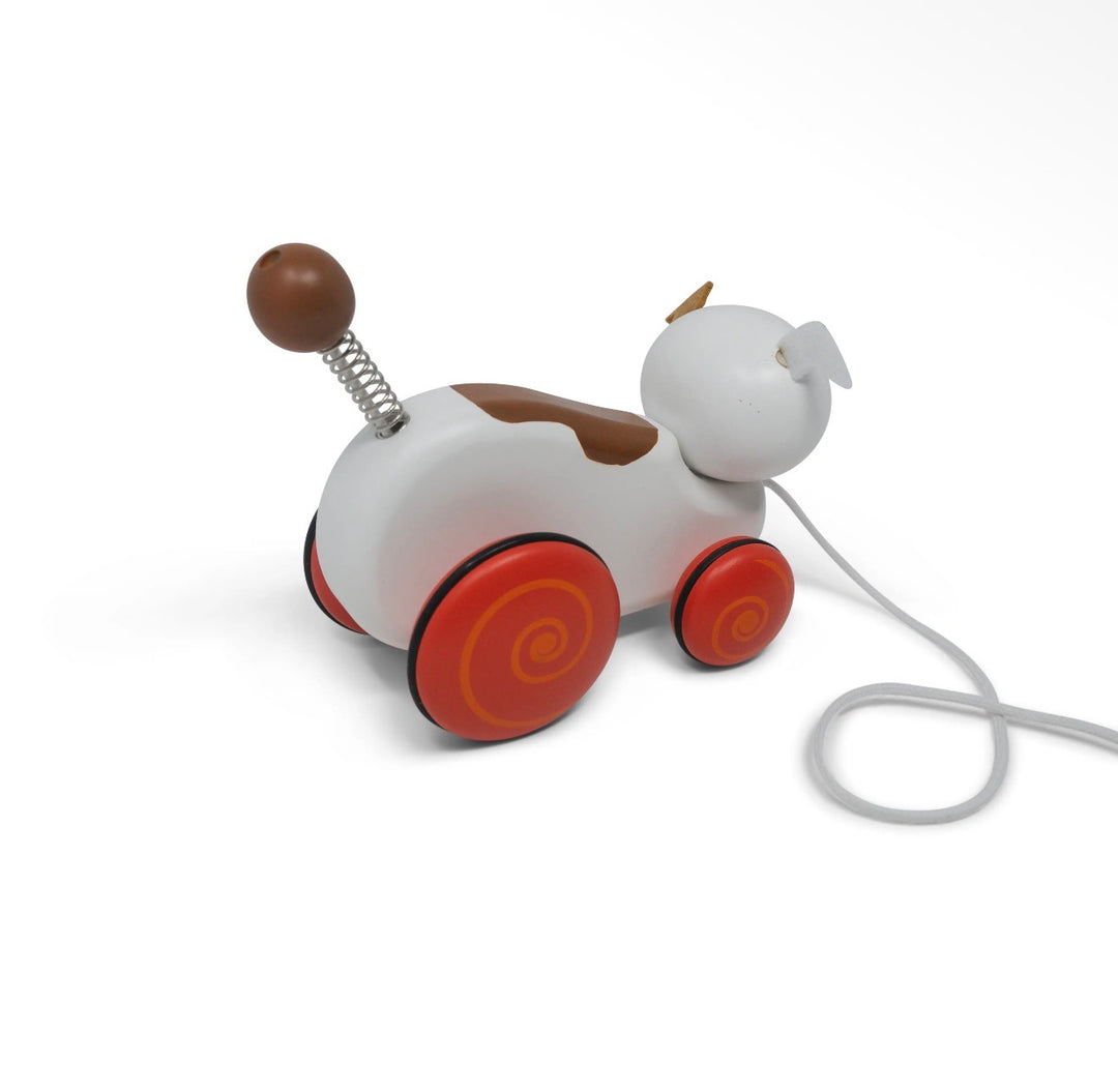Wiggles the Dog Wooden Pull-Along Toy