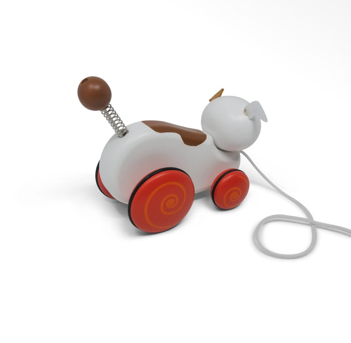 Wiggles the Dog Wooden Pull-Along Toy