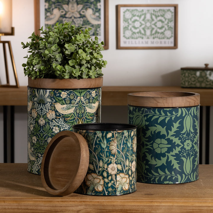 Iron and Wood Canister