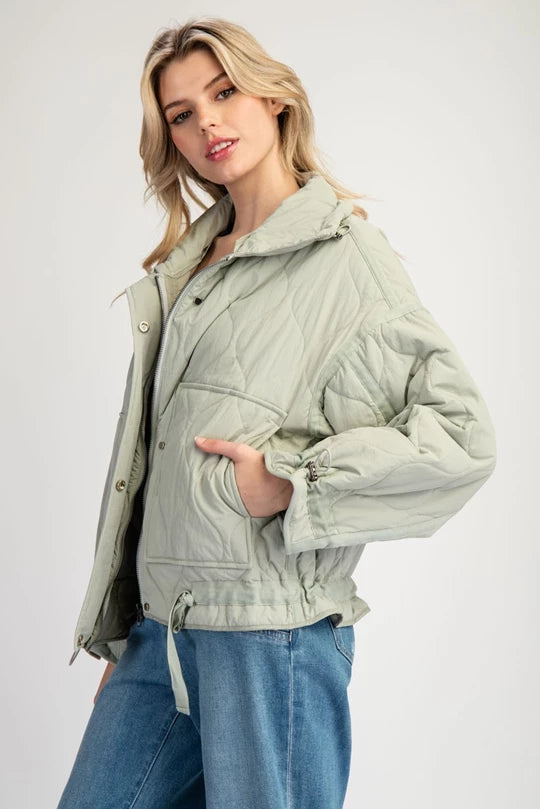 The Sage Chalet Quilted Jacket