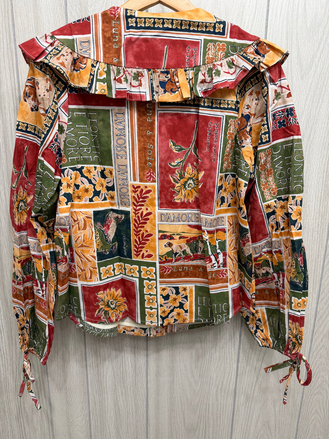 Tuscan Story Ruffle Blouse
