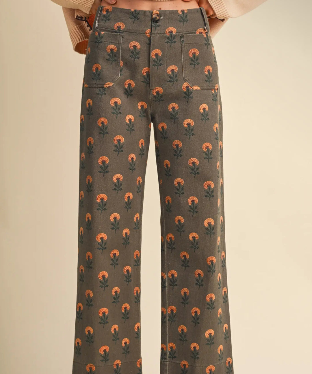 Harvest Bloom Wide Leg Pants