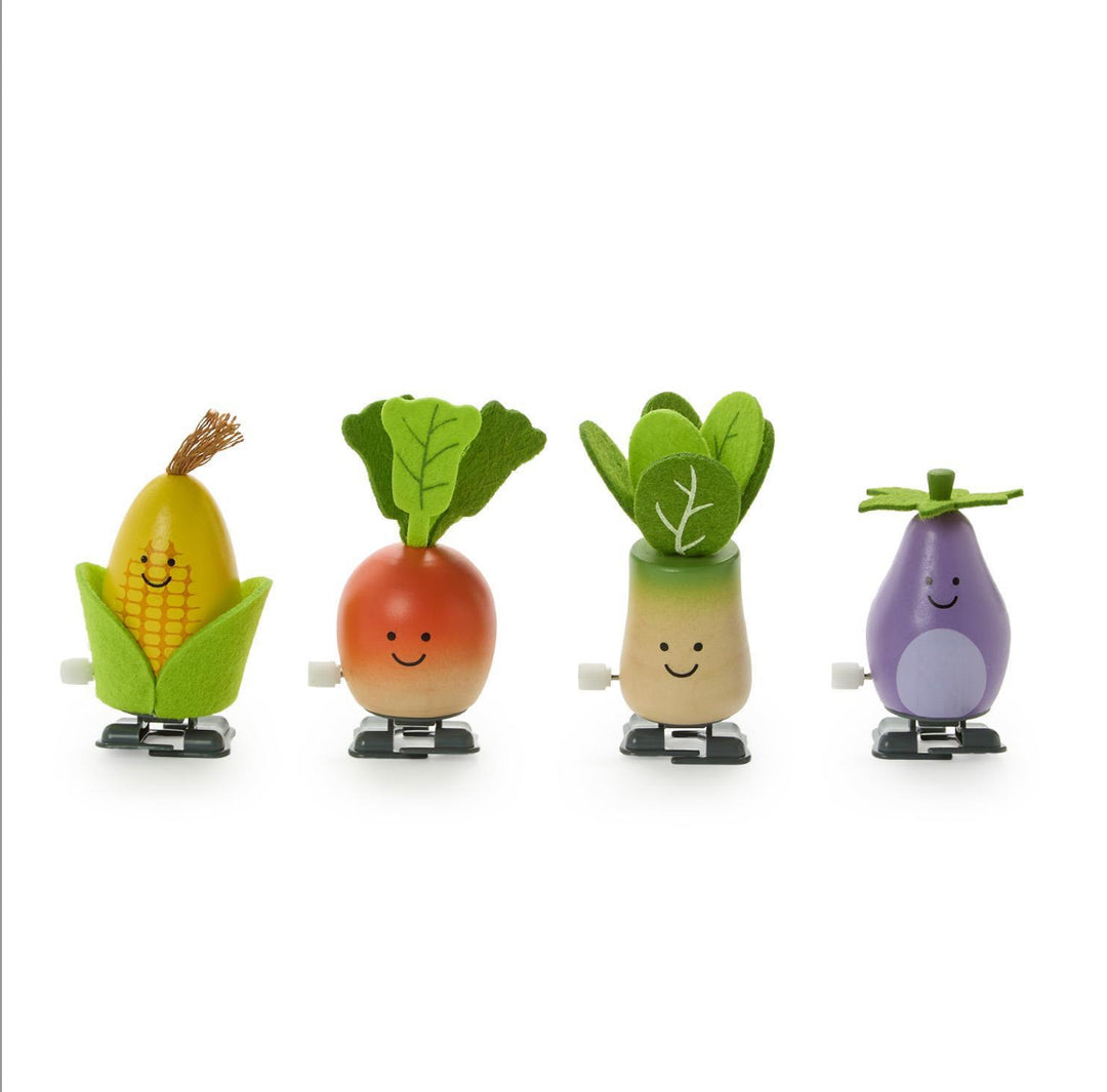 Veggie Wind-Up Wooden Toy