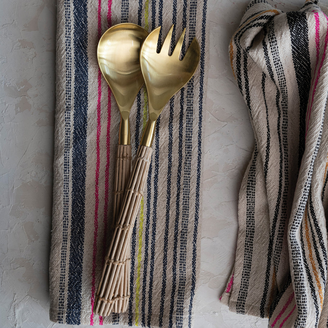 Pink Striped Variety Tea Towel