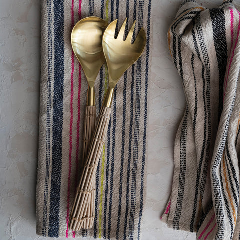 Pink Striped Variety Tea Towel