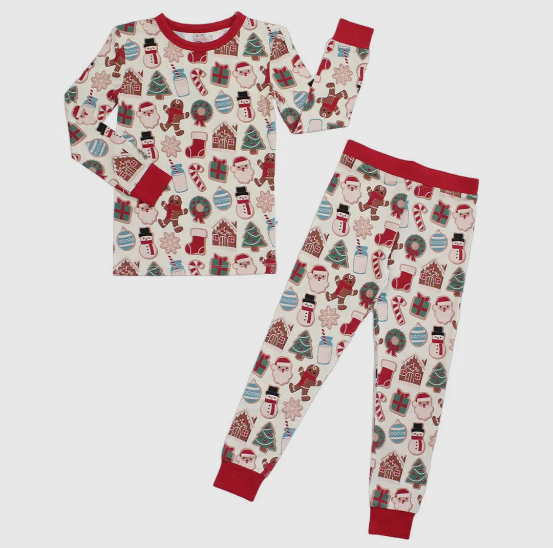 Milk & Cookies Bamboo PJ Set - Kids