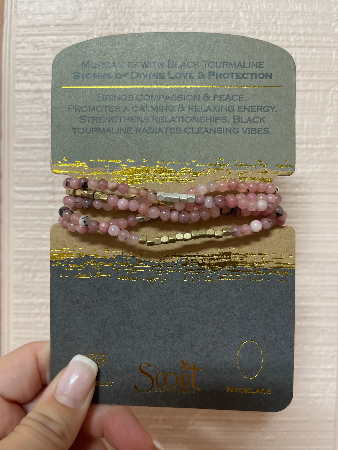 Stone Wrap Bracelet/Necklace