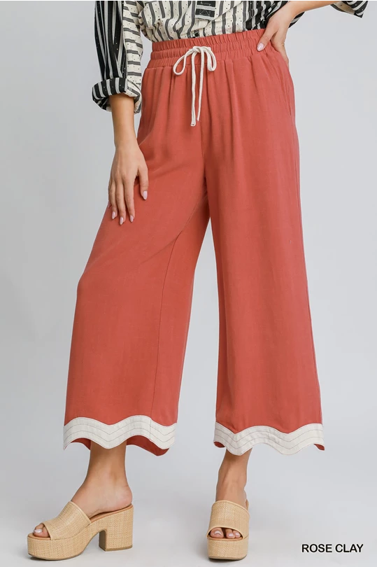Rose Clay Wave Pants