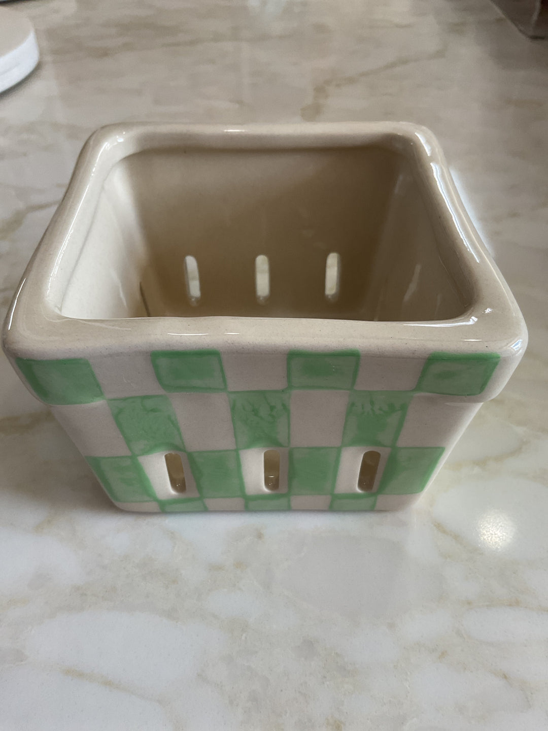 Stoneware Berry Basket
