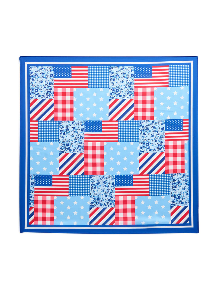 Americana Patchwork Scarf