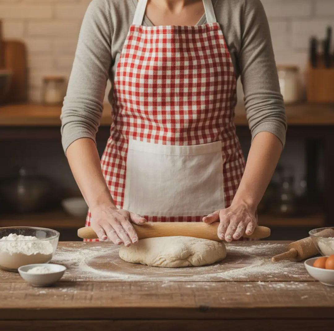 Classic Check Cotton Apron