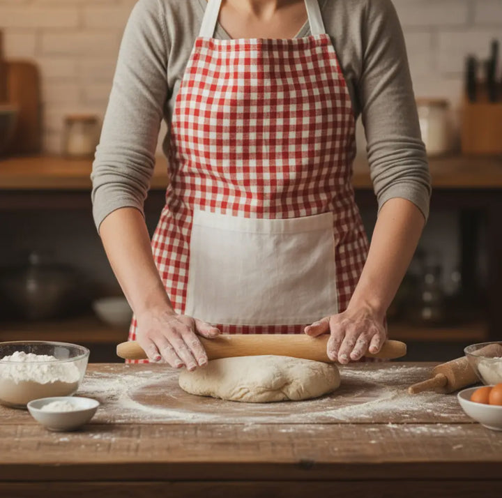 Classic Check Cotton Apron