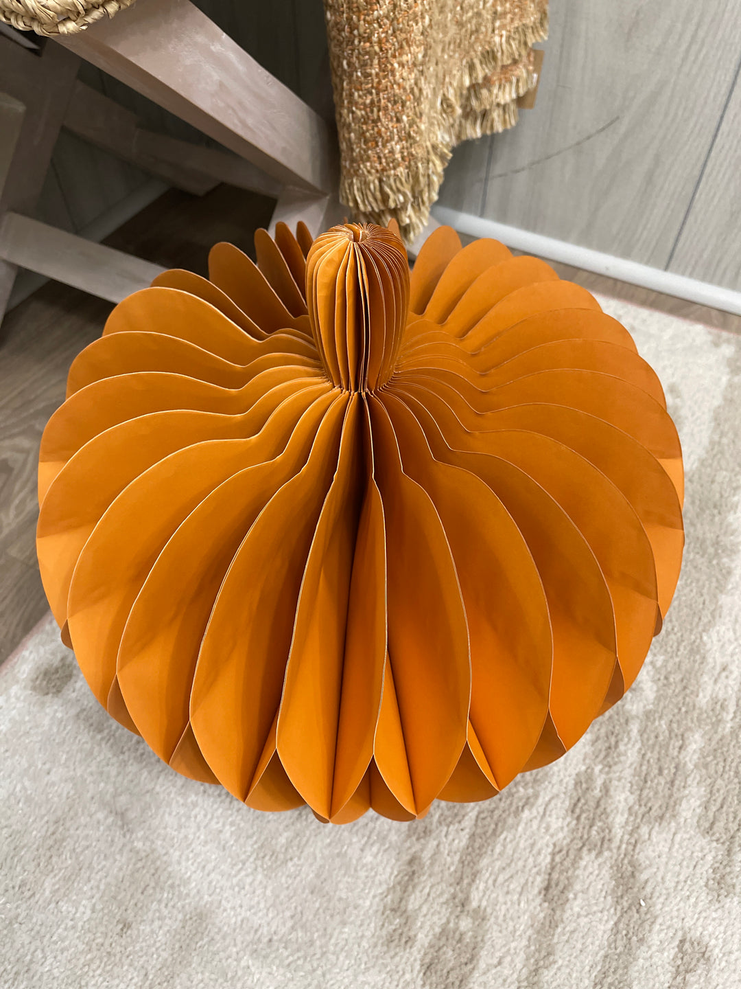 Paper Accordion Pumpkins