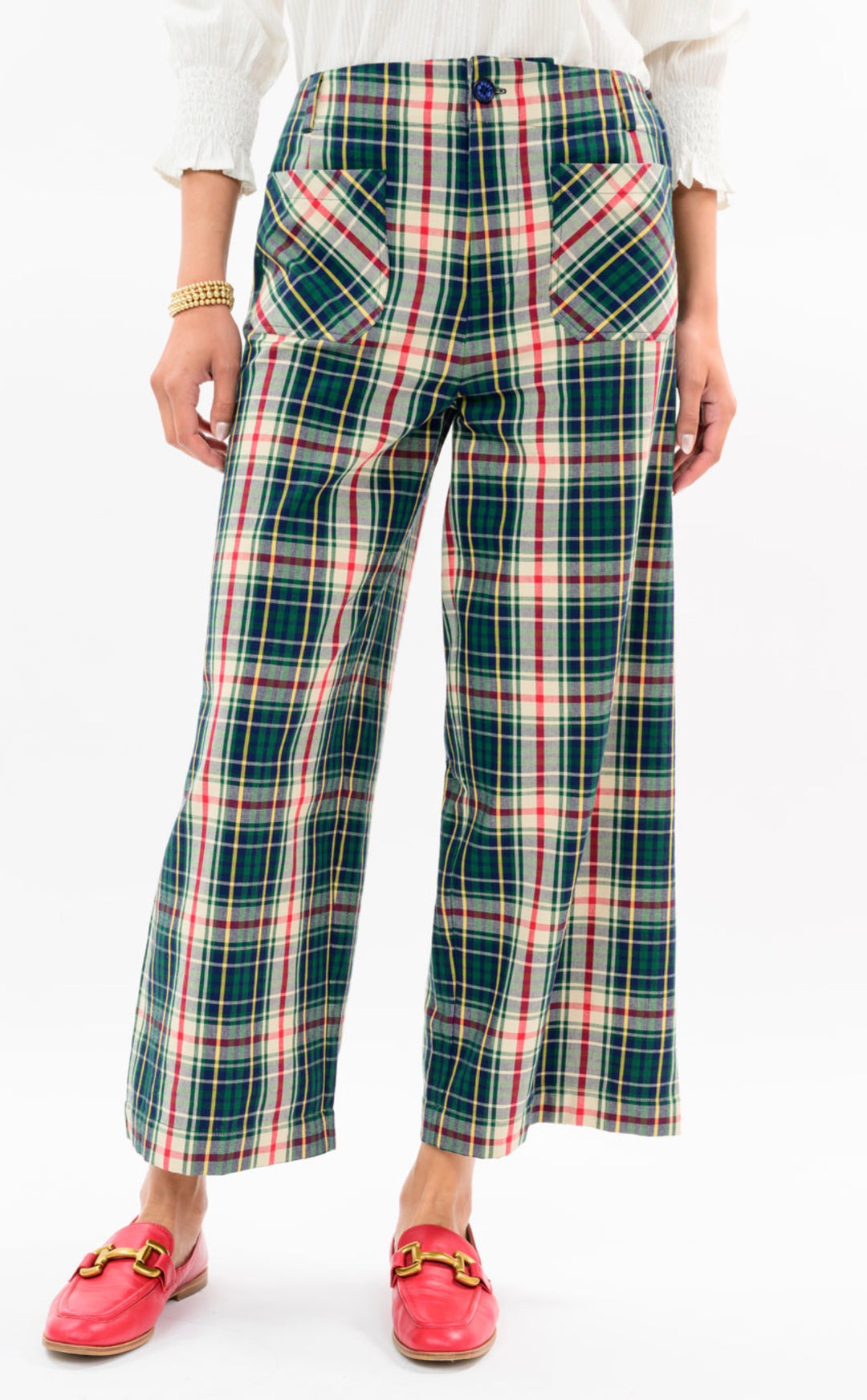 The Merry Plaid Wide Leg Pants