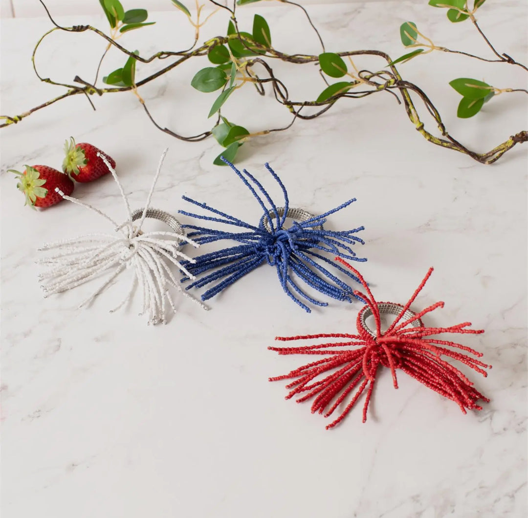 Beaded Burst Napkin Ring
