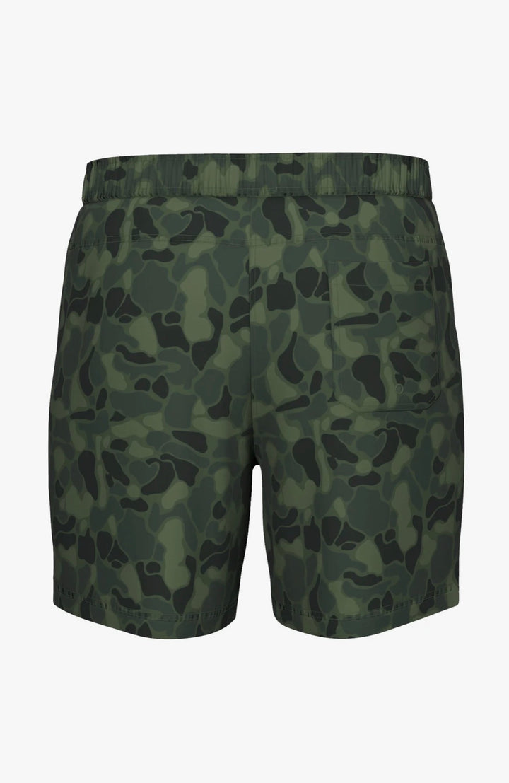 Sun Washed Shorts – Green Camo