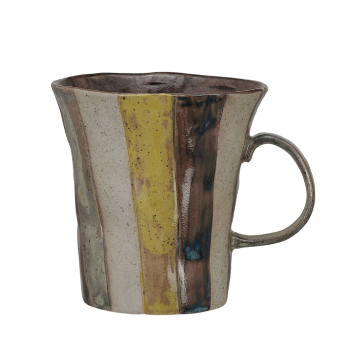 16oz Hand Painted Stoneware Mug