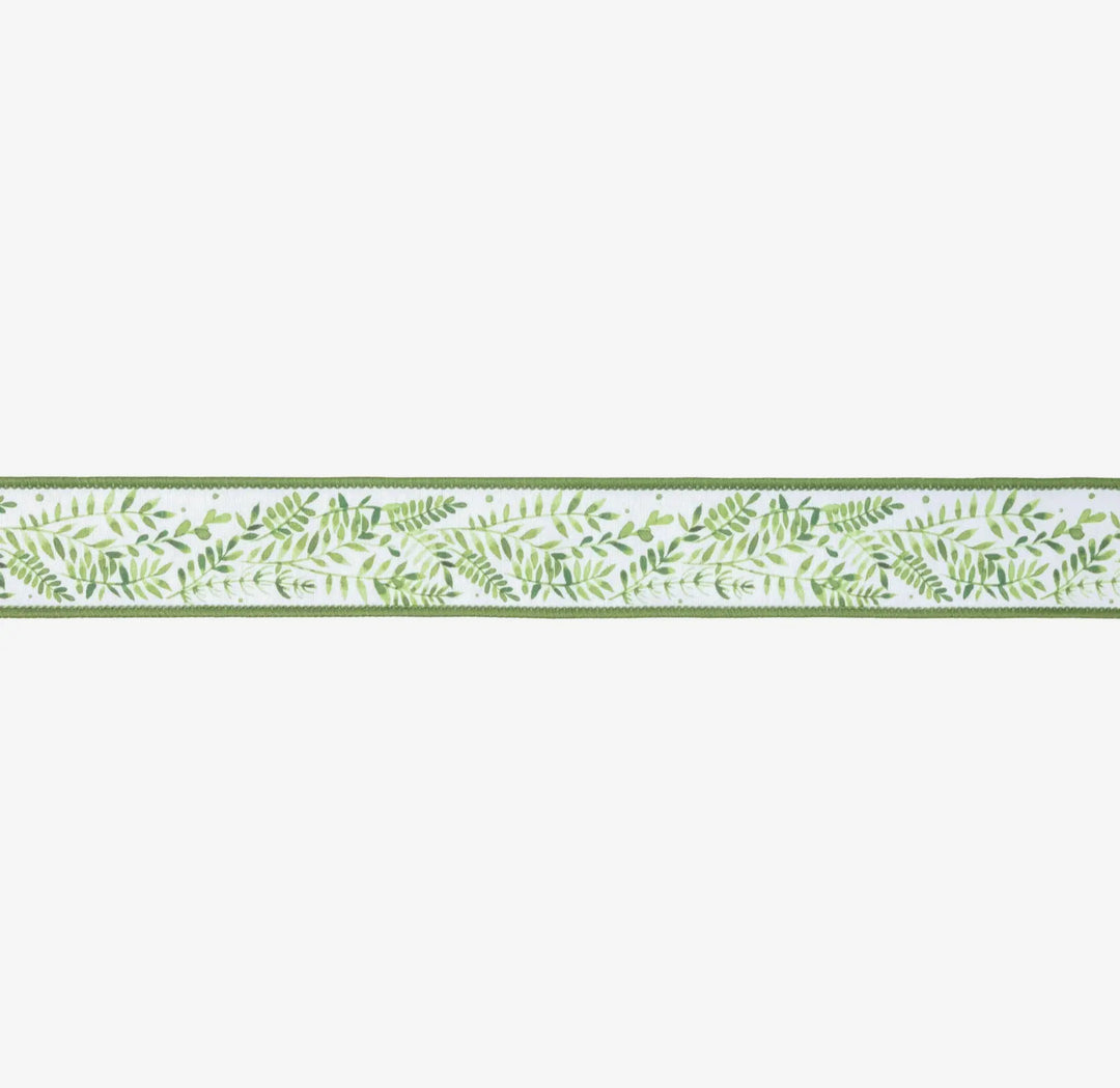 Fern Garden Reversible Wired Ribbon