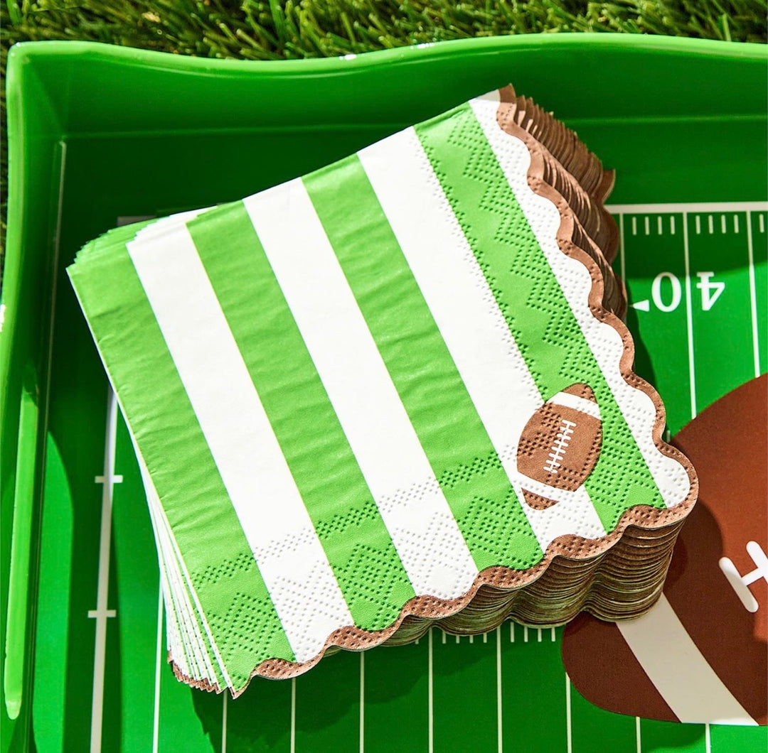 Touchdown Stripe Party Napkins
