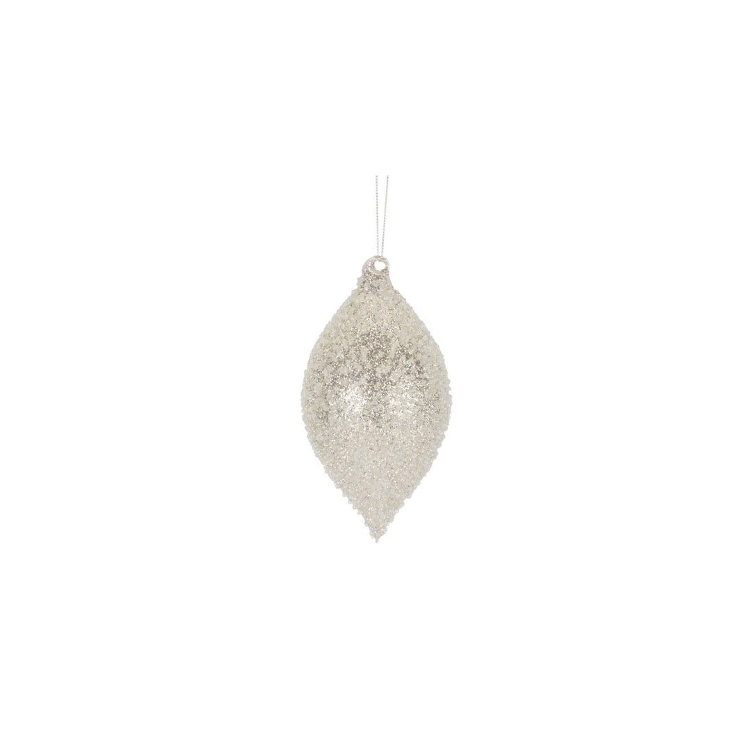 Winter Radiance Frosted Glass Ornaments