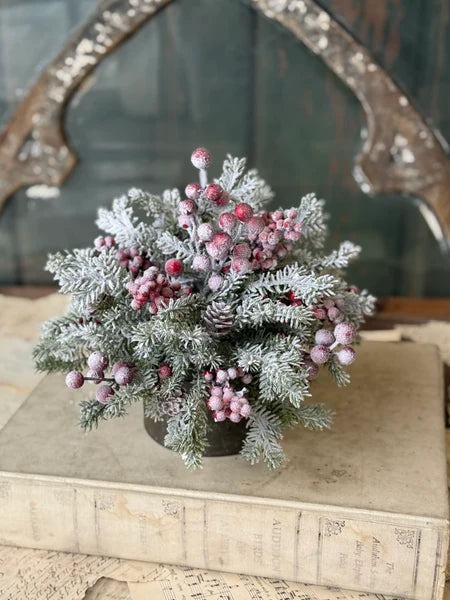 Sugarplum Frosted Berry Half Sphere