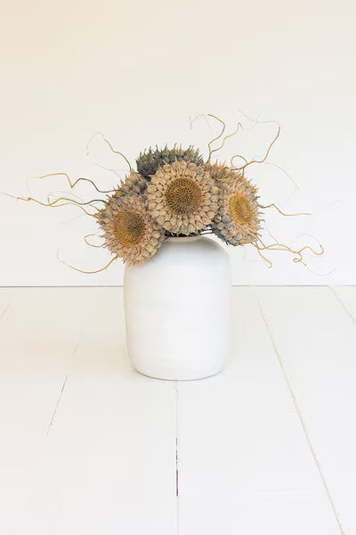 20” Aged Sunflower Stem