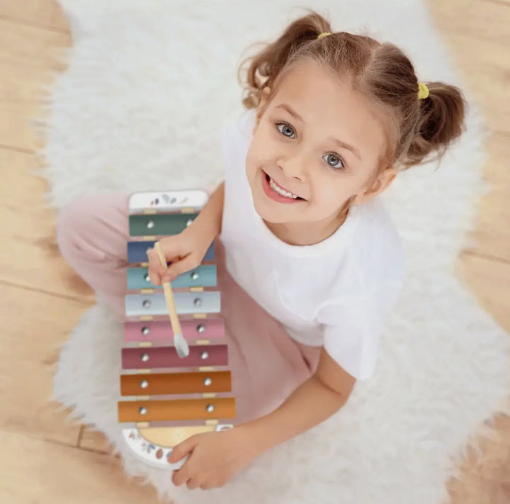 Wooden Rainbow Xylophone