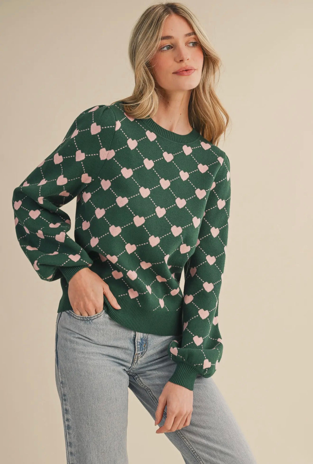 The Sweetheart Argyle Sweater