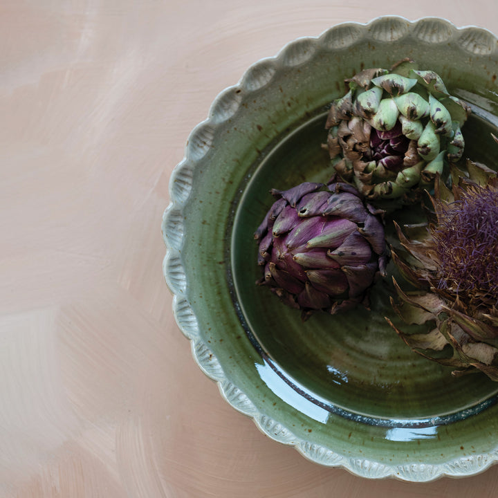 Scalloped Edge Bowl